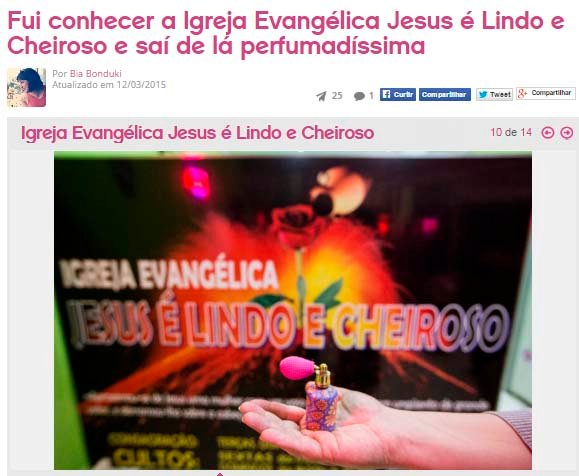 fui conhecer a igreja evangelica jesus lindo e cheiroso