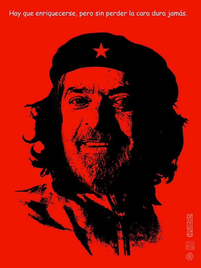Estudantes usam camiseta com estampa de Lula fazendo referência a Che Guevara