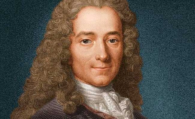 Voltaire, filósofo francês, defensor da liberdade civil, religiosa e comercial