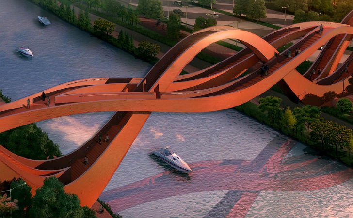 Changsha China Pontes Lago Meixi NEXT Arquitetura (1)