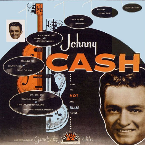 Johnny Cash WITH HIS HOT AND BLUE GUITAR Format: 12" Vinyl