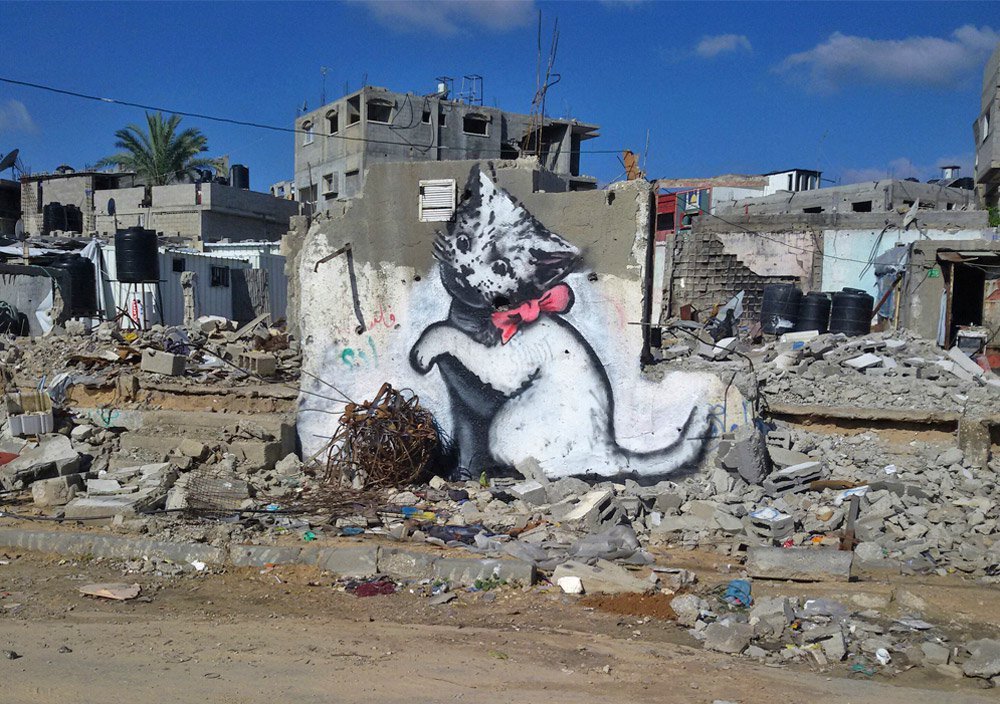 Banksy - Faixa de Gaza - Palestina - Street Art (2)