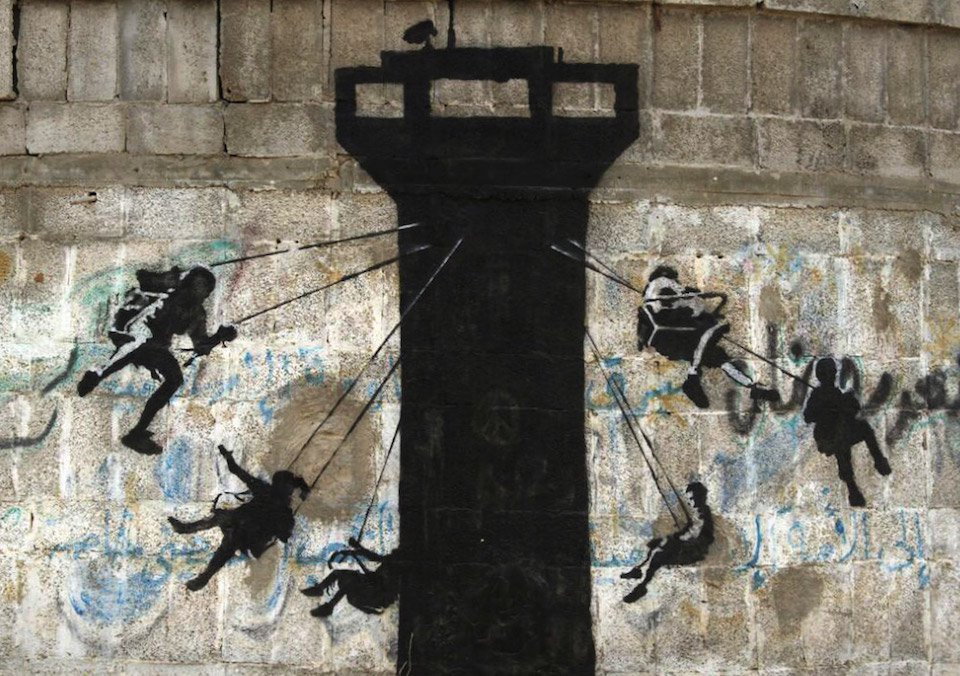 Banksy - Faixa de Gaza - Palestina - Street Art (4)