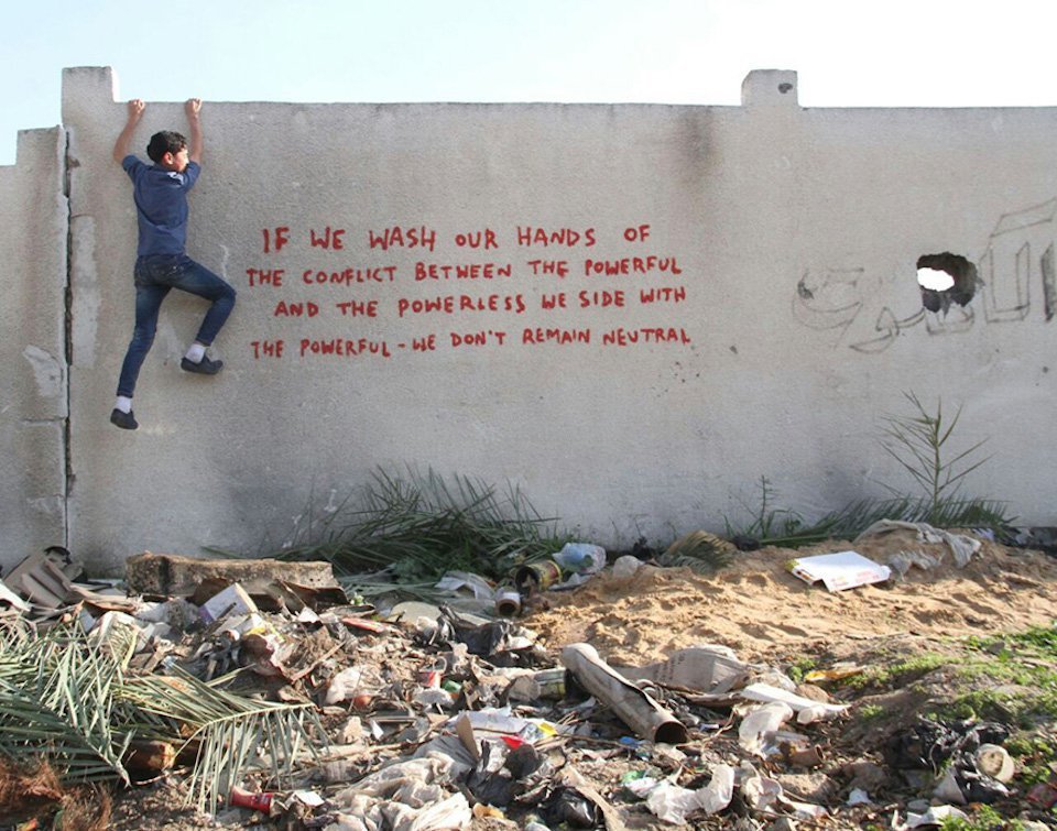 Banksy - Faixa de Gaza - Palestina - Street Art (6)