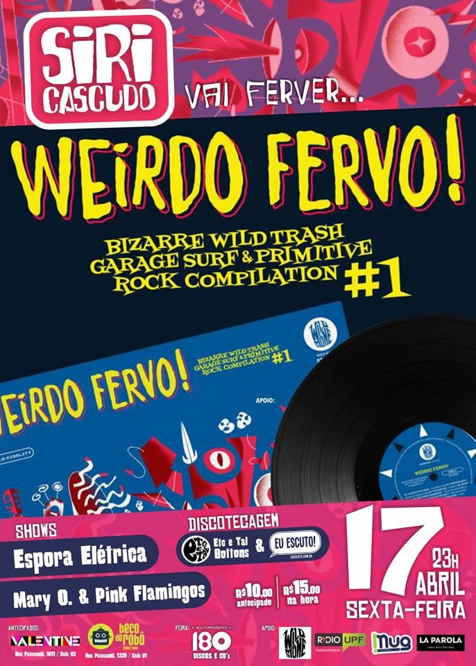 Weirdo Fervo Siri Cascudo Cartaz