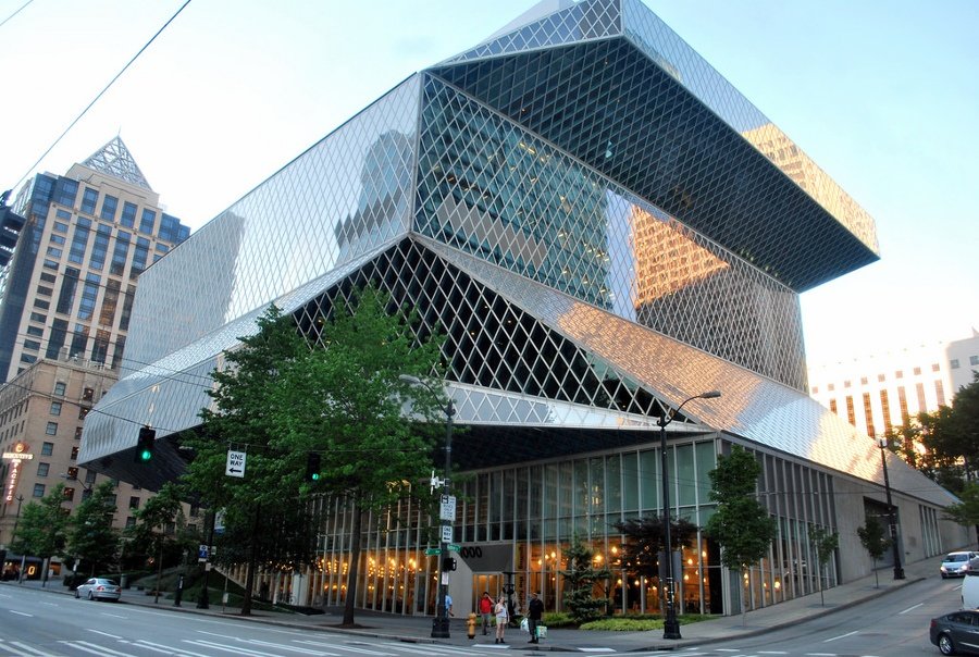 bibliotecas mais bonitas do mundo - Seattle Public Library