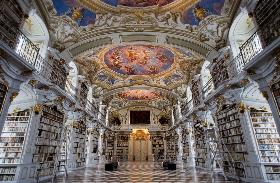 bibliotecas mais bonitas do mundo - Biblioteca Real do Mosteiro do Escorial, Madrid